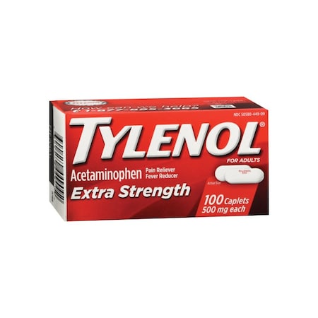 Tylenol Pain Relief 500 mg Strength Acetaminophen Caplet, 4800PK 30300450449093
